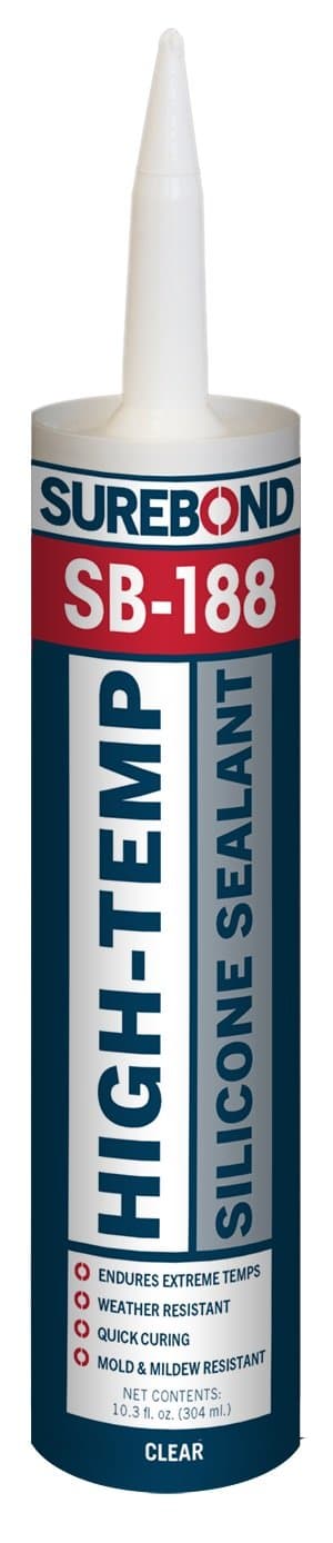 High-Temp Silicone Sealant, 10.3 fl. oz. Cartridge