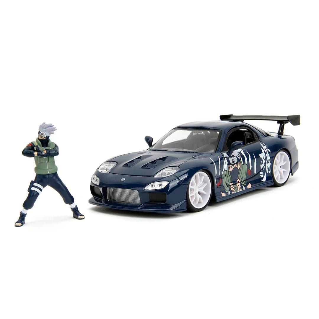 Jada Toys Naruto RX-7 1:24 Scale 1993 Mazda Car Toy