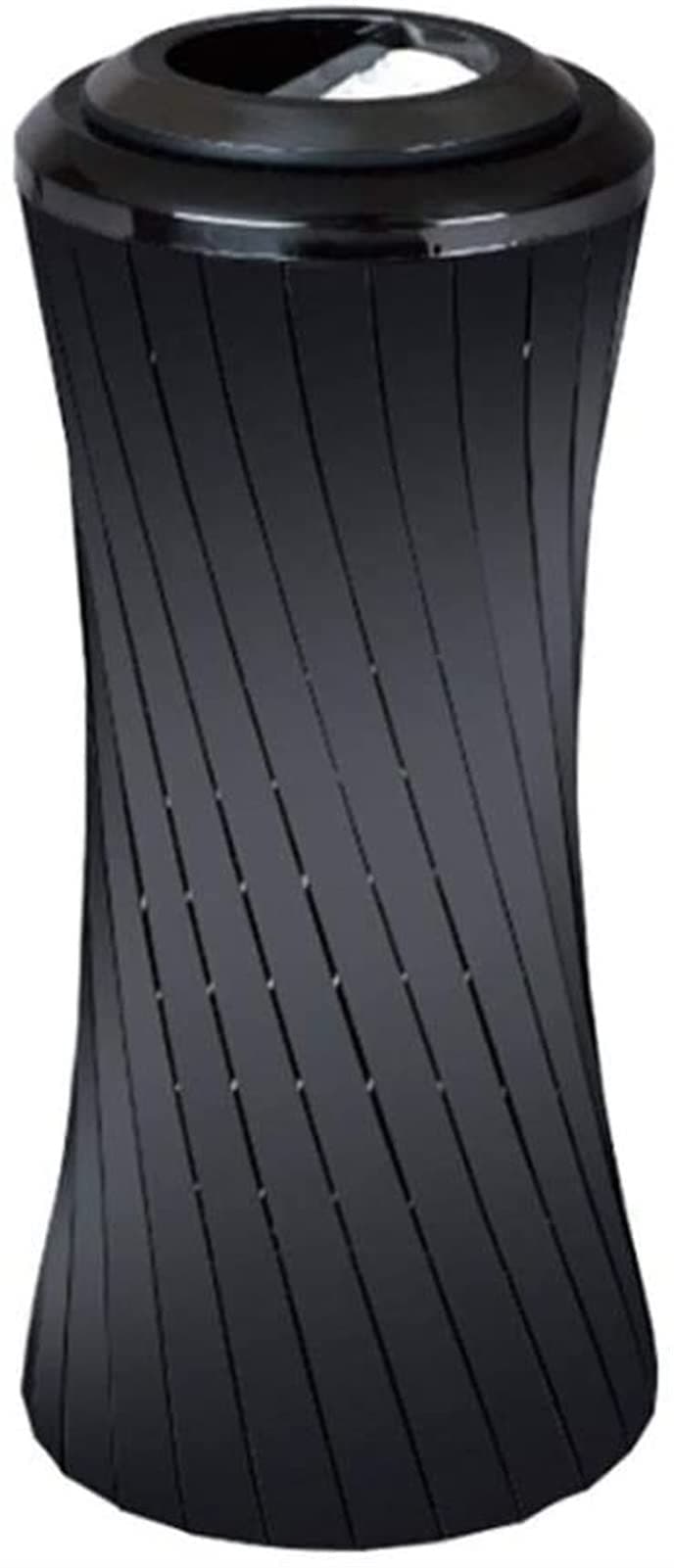 C H SZ CC Trash Can Trash Bin Garbage Can Trash Can With Ashtray Luxury Stainless Steel Art Garbage Bin With Ashtray Hotel Lobby Mall Outdoor Waste Bin Garbage Bin Trashcan Wastebasket