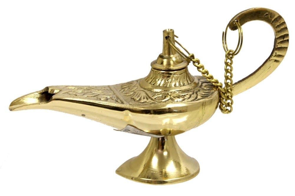 Brass Aladdin Genie Lamps Incense Burners