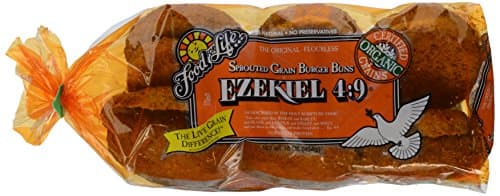 Food For Life, Organic Ezekiel 4:9 Hamburger Buns, 6 ct, 16 oz (Frozen)