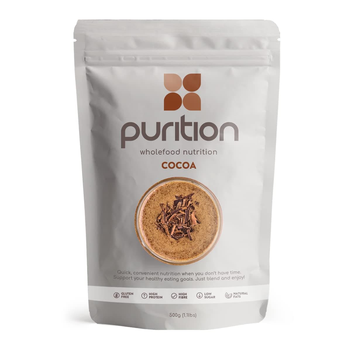 Wholefood Protein Shake Chocolate - 500g