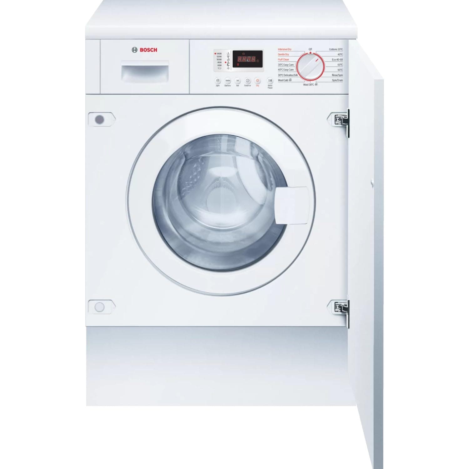 Bosch WKD28352GB Serie 4 Built-in Washer Dryer, 7kg wash capacity, 4kg dry capacity, 1400 rpm spin