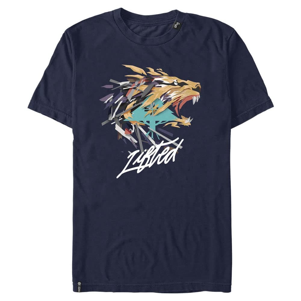 LRGLifted Research Group Angry Lion Young Men's Short Sleeve Tee Shirt