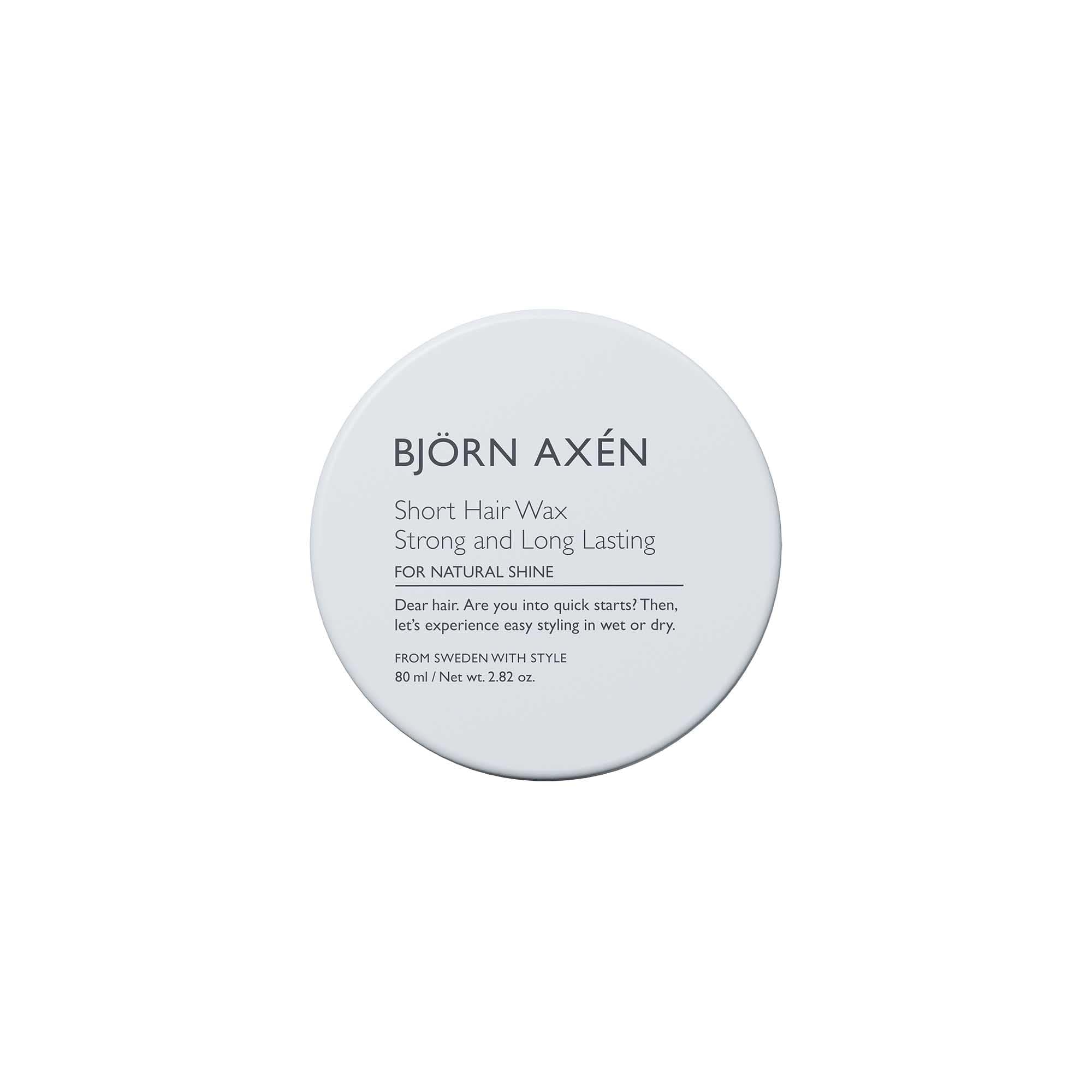 Bjorn Axen Short Hair Wax Strong and Long Lasting Wax Unisex 2.7 oz