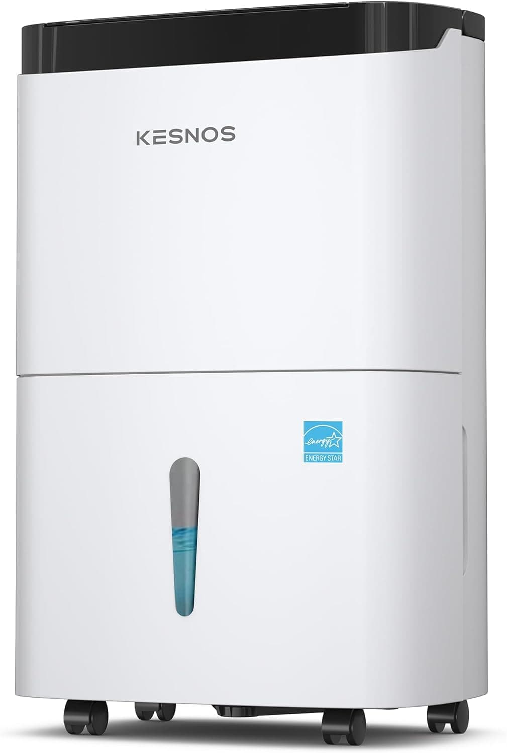 Kesnos 150 Pints 2025 Energy Star Dehumidifier for Home & Basement with Drain Hose, Ideal for Large Spaces up to 7,500 Sq. Ft., Featuring Auto Defrost & Self-Drying Function