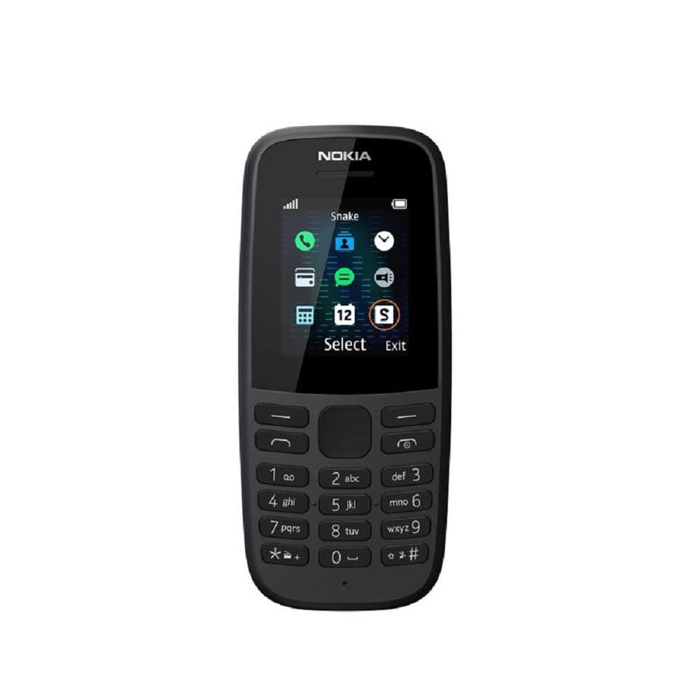 Nokia 105 (2019 edition) 1.77-Inch UK SIM Free Feature Phone (Single SIM) – Black