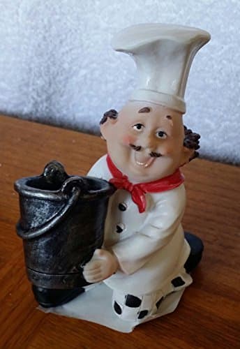 Gift collection Fat Italian Chef Toothpick Holder Bistro Cooking.