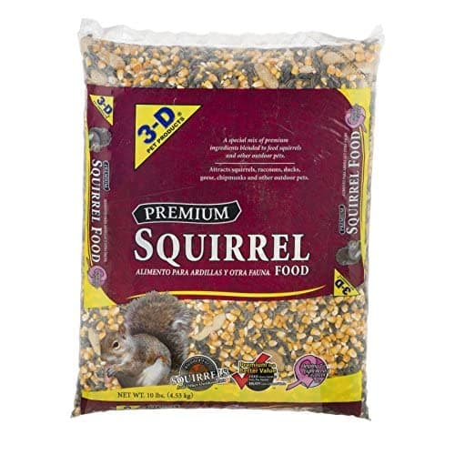 3-D Pet Products Premium Squirrel Food Dry Squirrel Food, 10 LB