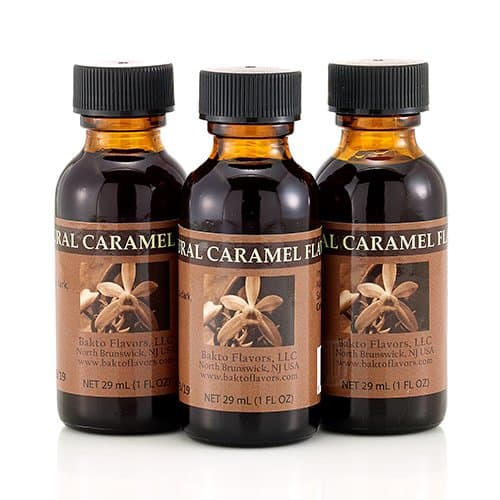 Bakto Flavors Natural Caramel Flavor, 1 Fluid Ounce, Pack of 3