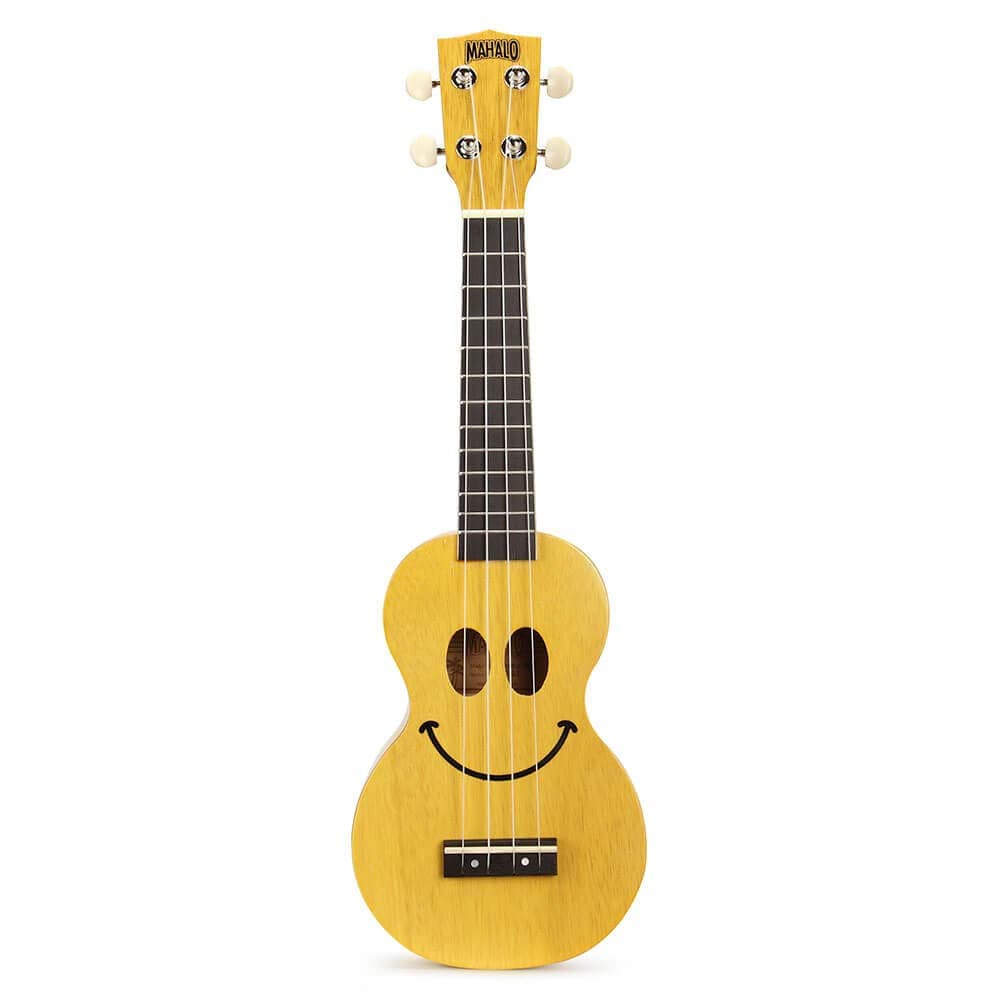 Mahalo Ukuleles Mahalo U-SMILE Series Soprano Ukulele, Transparent Butterscotch, (USMILE TBS)