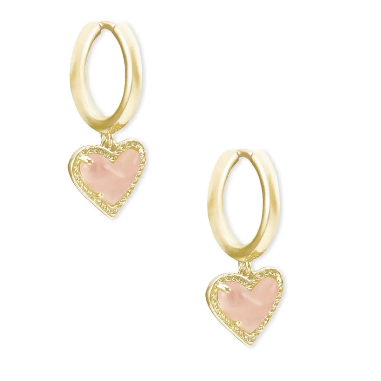 Ari Heart Huggie Earrings for Women, Fashion Jewelry