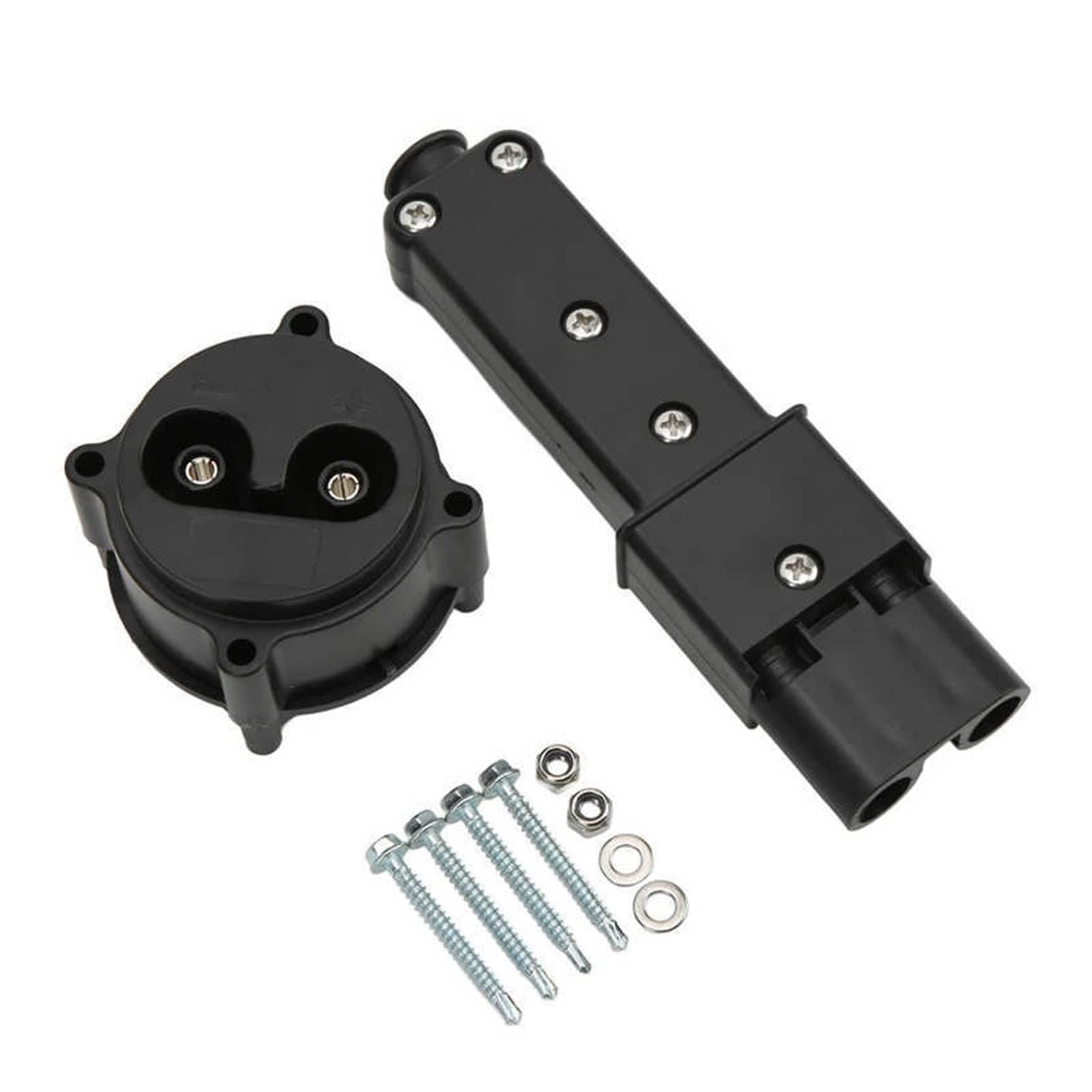 RUICHENG Liu yii JR1‑H235A‑00 48V DC Charger Plug Kit High Strength ABS Compatible With Club Car Accessories Liu yii
