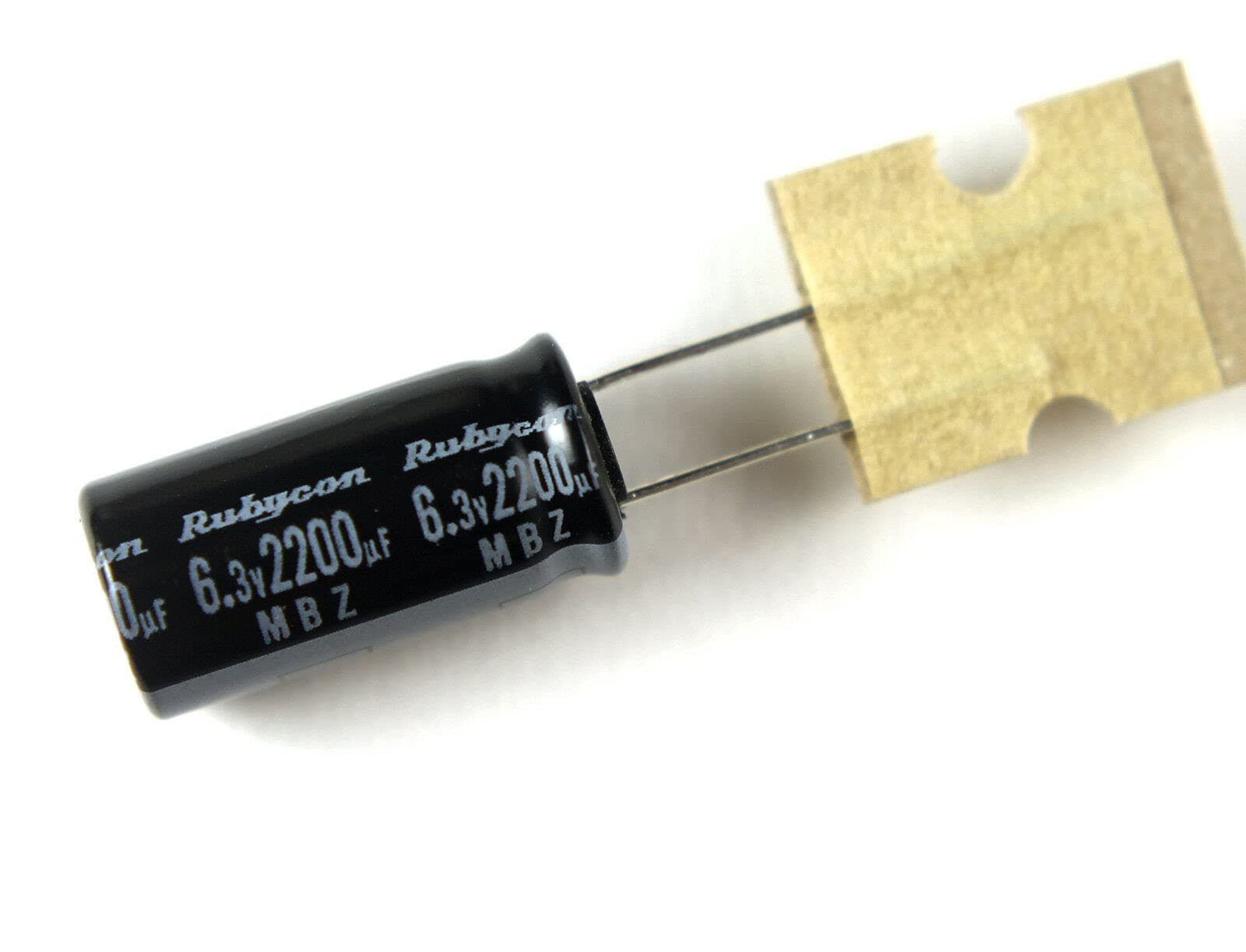 (A #609) 24pcs Rubycon MBZ 2200uF 6.3v 105C Radial Electrolytic Capacitor Motherboard