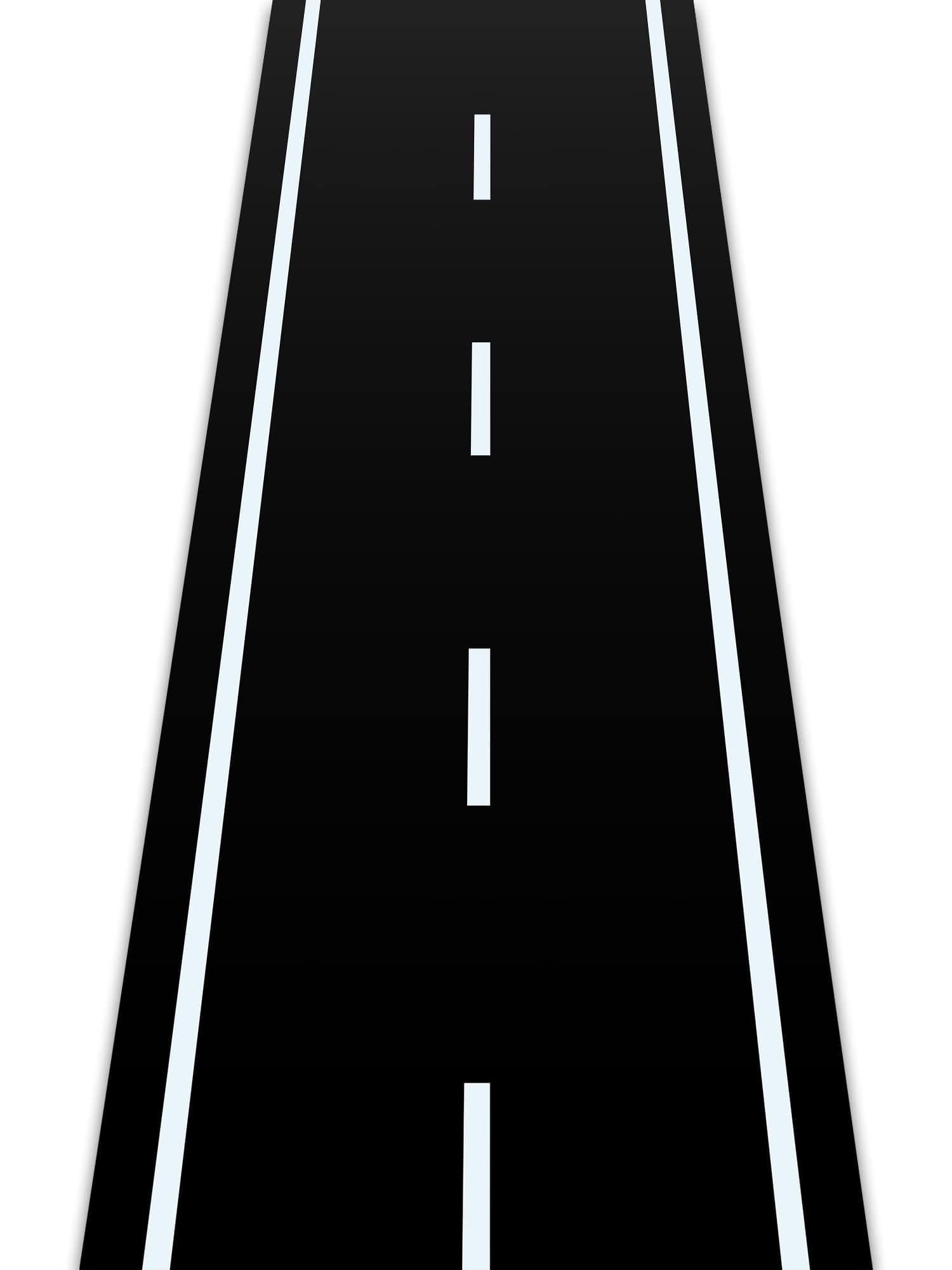 Racetrack Floor Running Black Racer Party Decoration Mat Road Table Runner Long Racetrack Tablecloth Drag for Party(Simple Style,16 ft X 2 ft)