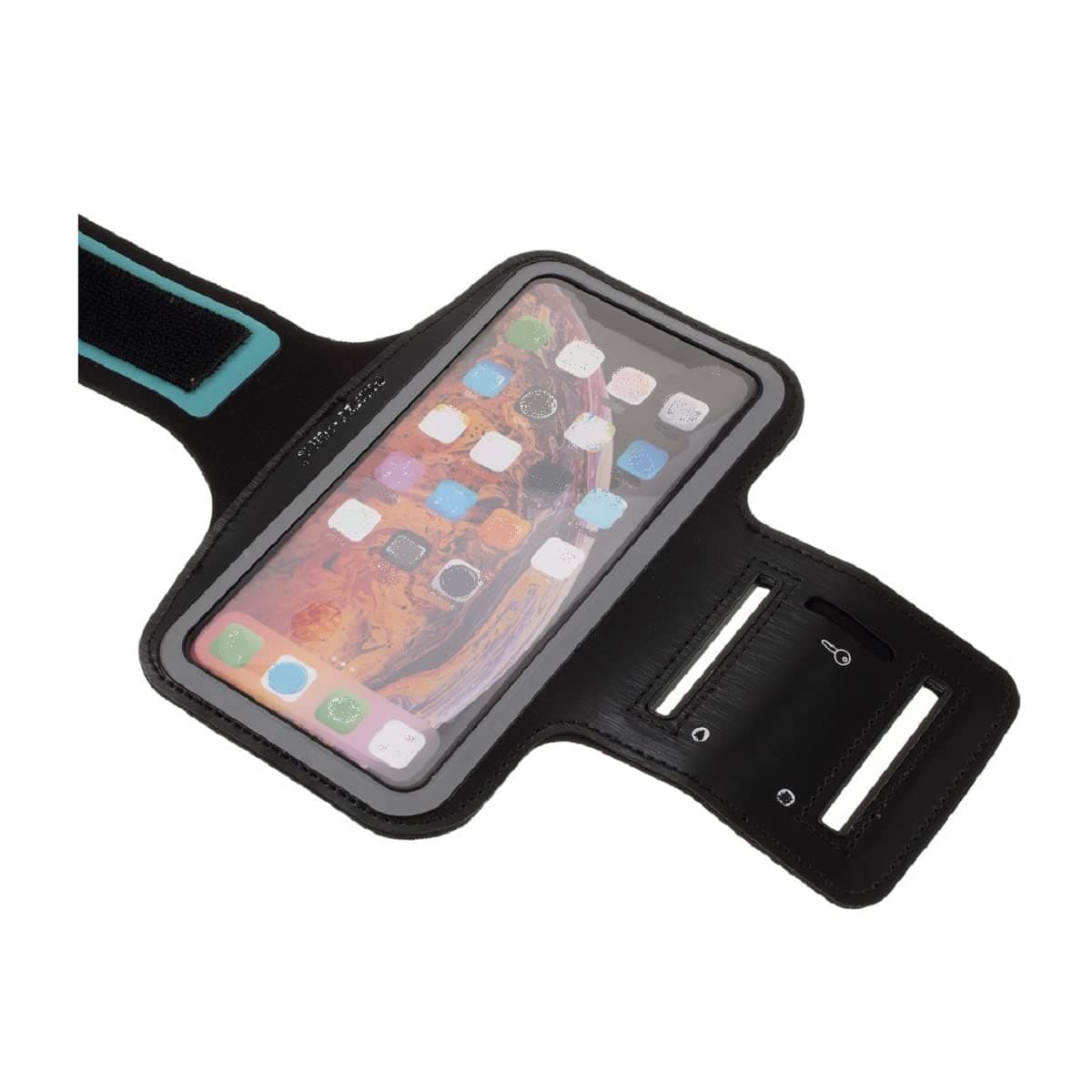 DFV mobile - Professional Cover Neoprene Waterproof Armband Wraparound Sport with Buckle for I Kall Z6 (2021) - Black