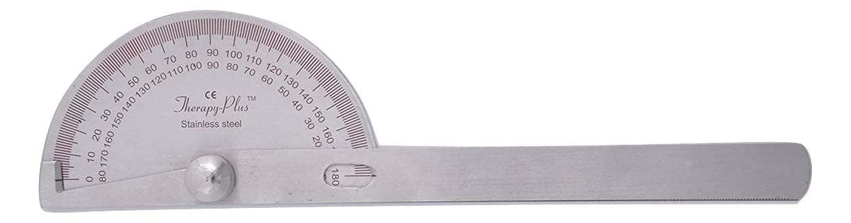 Goniometer (Therapy Plus™ Goniometer 180° Stainless Steel)