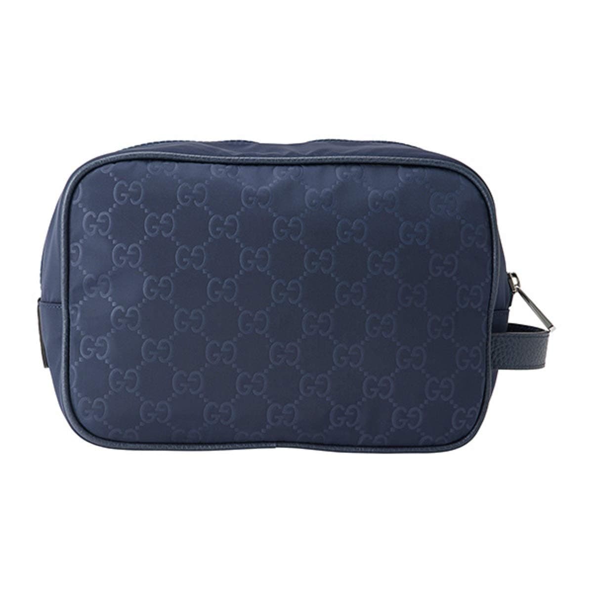 GUCCI Blue Clutch Navy Pouch 510338 K28AN bag nylon sima Authentic Unisex New