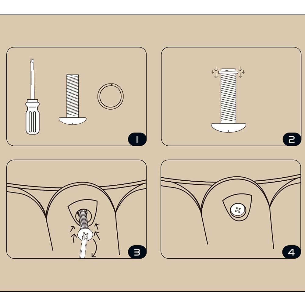 SENSARTE Frying Pan Bakelite Handle Repalcement Only Compatible Classic Granite Series Frying Pans 9.5/10/11/12.5-Inch and Saute Pans