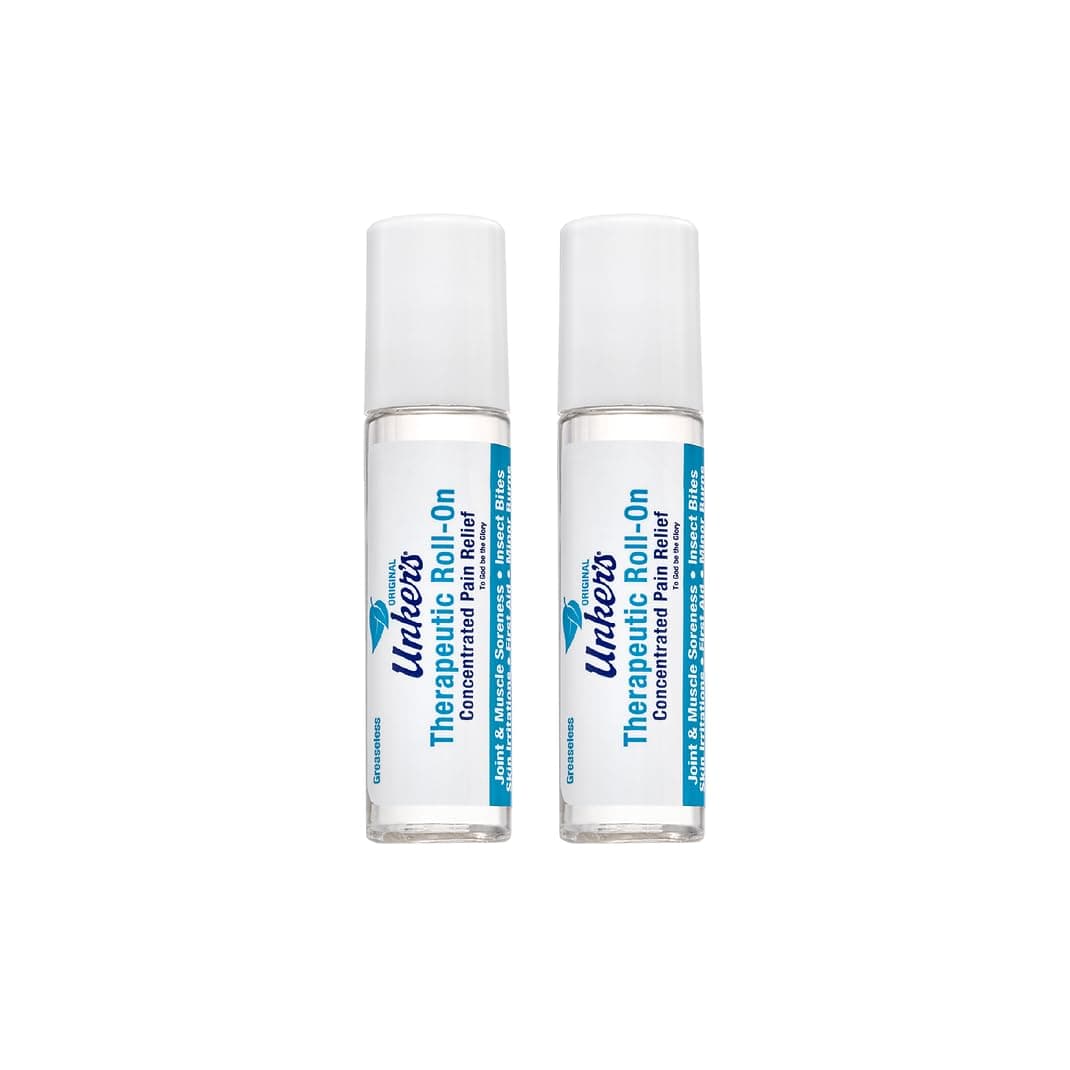 - Therapeutic 0.25 oz. Roll-on 2-Pack.Convenient Travel Size., Clear