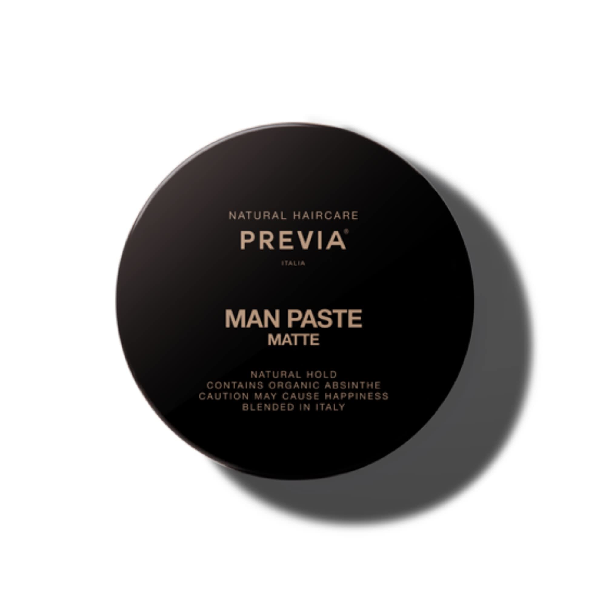Man Paste - Matte Hair Styling Paste for Natural Hold and Texture | Molding Hair Paste for Short or Long Hair | Vegan Gluten-Free Sulfate-Free Hair Styling Solution (3.38 oz)