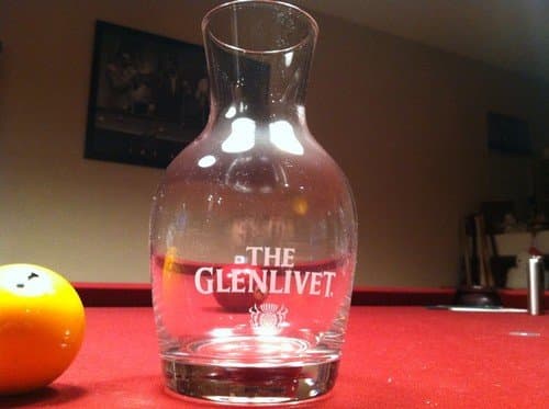 The Glenlivet Scotch Whiskey Professional Series Crystal Decanter