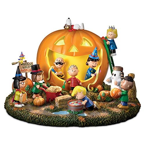 Snoopy Peanuts Great Pumpkin Carving Party Halloween Figurine