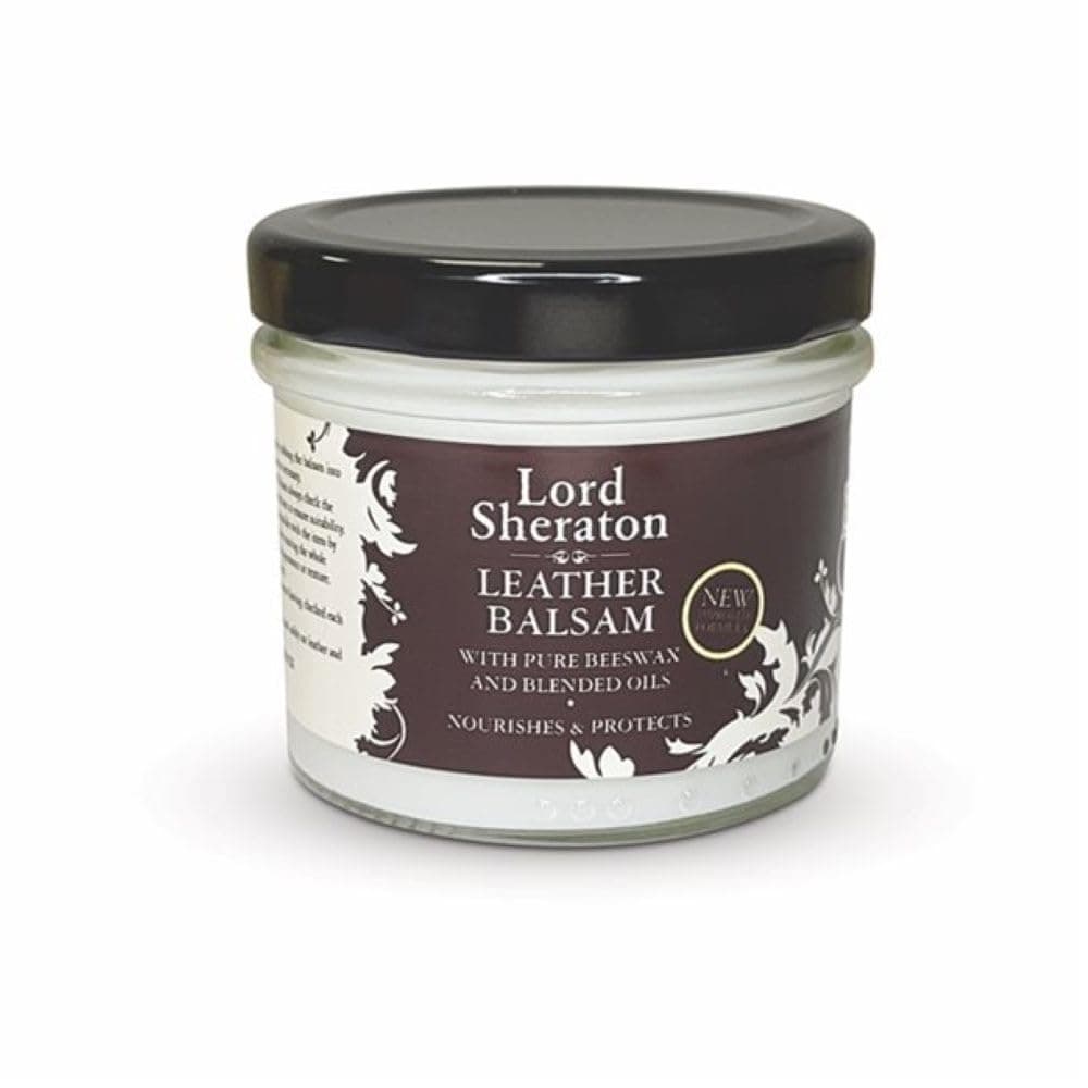 Lord Sheraton Leather Balsam 125 ml - Leather Cleaner, Conditioner & Protector – Nourishes, Restores & Protects Furniture, Sofas & Car Interiors