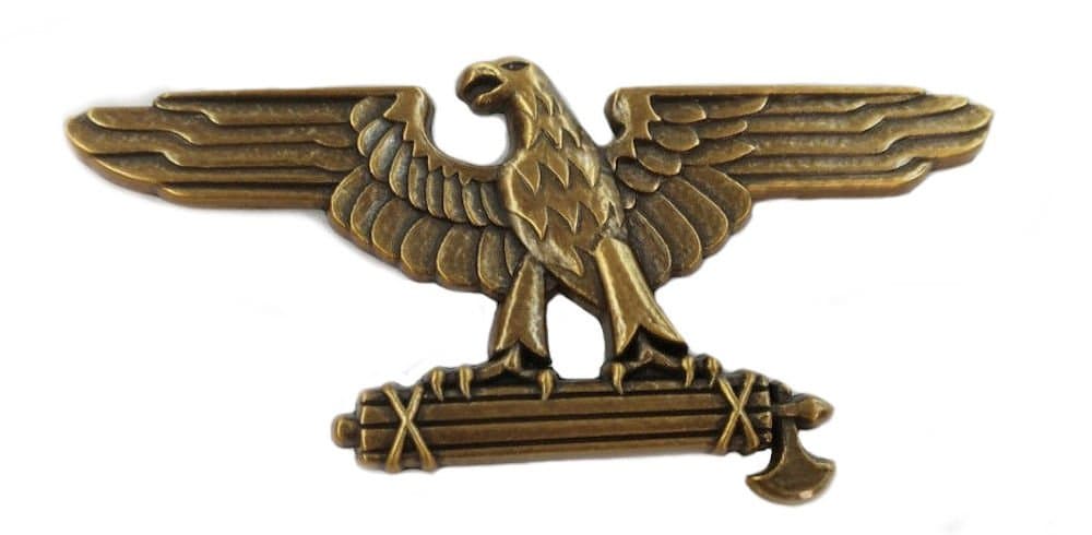 Roman Eagle/Rome SPQR Standard/War WW2 Italian Pin/Broach