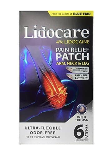 Lidocare Arm, Neck and Leg Pain Relief Patch, 6 Count by Lidocare
