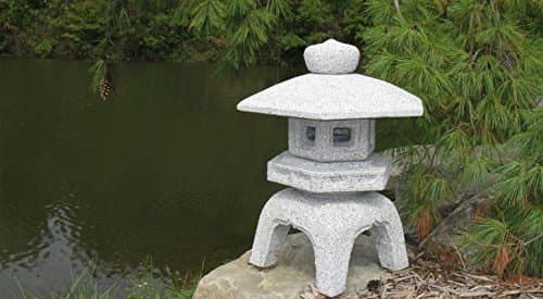 Stone Age Creations LA-KR-18 Granite Yukumi Lantern, Natural