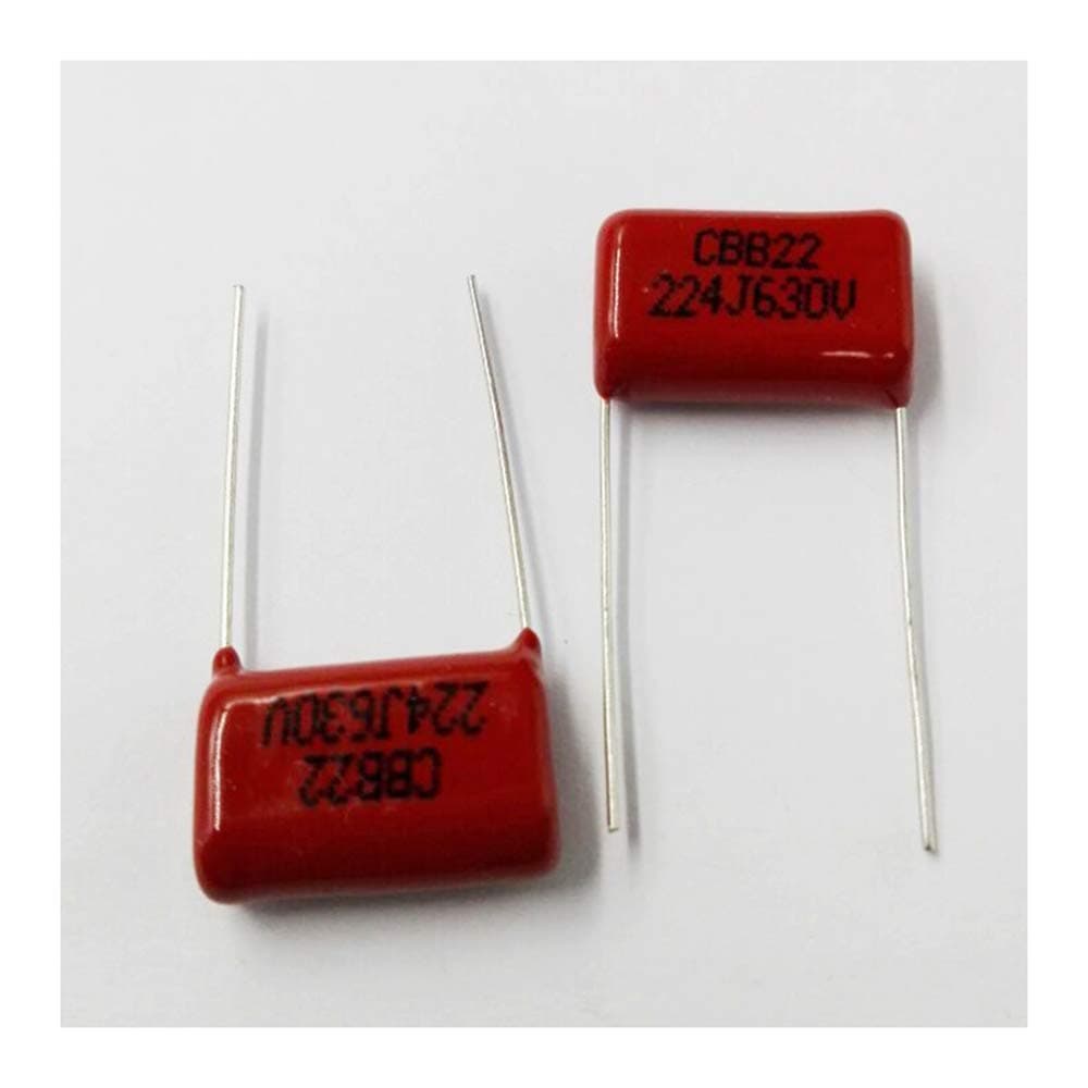 10pcs, CBB 224J 630V 220NF 0.22UF P15mm Metallized Film Capacitor 224 630V 630V224J
