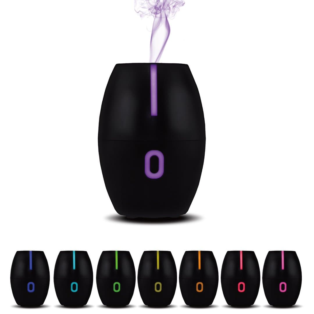 Simply Diffusers Modern, Compact, Silent Essential Oil Ultrasonic USB Diffuser w/LED Changing Lights. for Home, Office, Travel. 100ML Water Capacity with Auto Shut Off Safety and 1 Button Technology