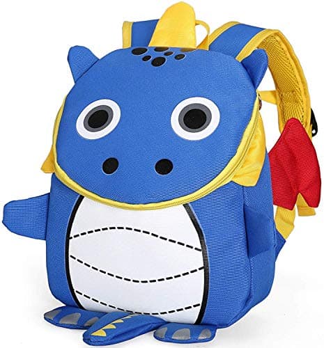 Cartoon Dragon Infant Backpack Leash Kids kindergarten Chest Strap Lunch Bag Boy 3 Years