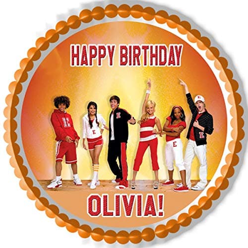 HIGH SCHOOL MUSICAL - Edible Cake Topper - 7.5" round