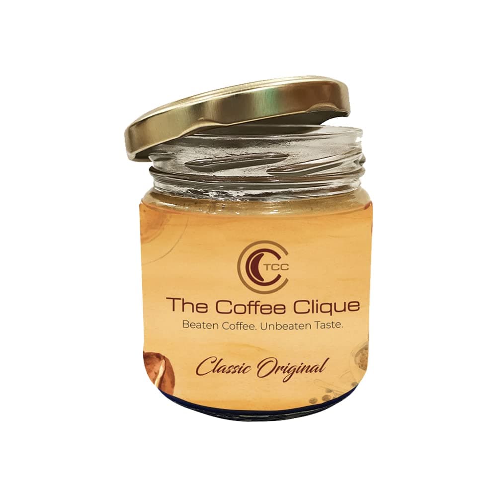 - The Coffee Clique | Classic Original | Beaten Coffee Paste | Cafe Like Cappuccino At Home | No Additional Sugar Needed | 160 Grams | Flavoured Coffee