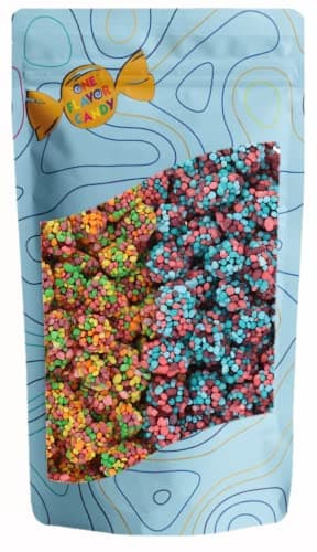 Nerd Gummy Cluster Rainbow Very Berry Gummies Candy Candies Bulk in Resealable Bag (Clusters Mix) (1lb)
