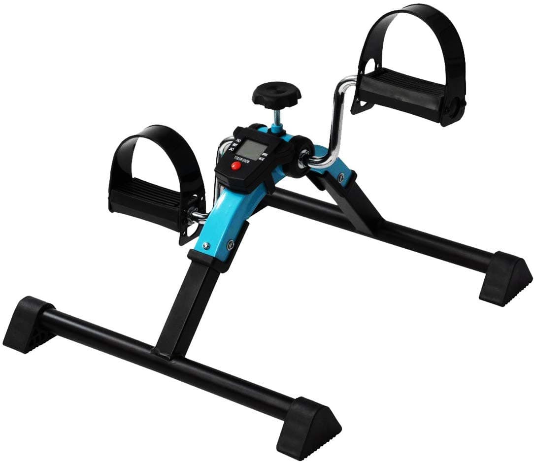 Medical Folding Pedal Leg & Arm Exerciser with Electronic Display