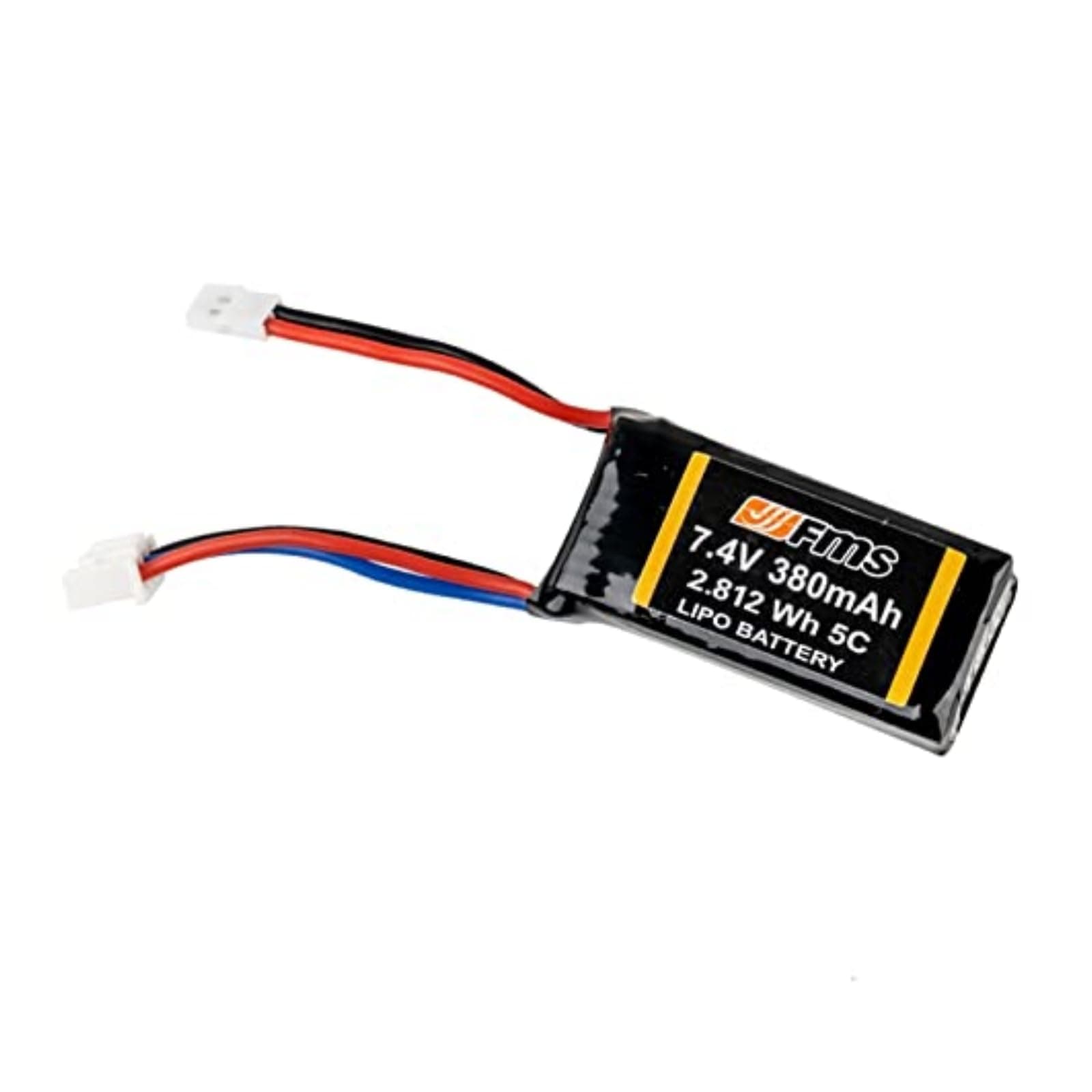 FMS Car Accessory Lipo Battery 2S 7.4V 380mAh Without PCM for FCX24M 1/12 FJ45&JIMNY& 1/18 LC80 Land Cruiser&FJ Cruiser& K10& HILUX& Apache FCX24 Power Wagon&Smasher&K5&Lemur&Unimog 421 Parts