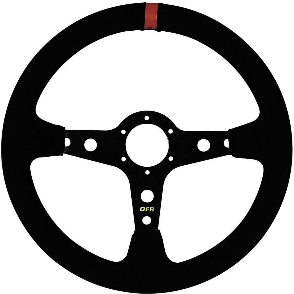Dragonfire Racing Sport Steering Wheel (Round Suede / 2.5" Offset)