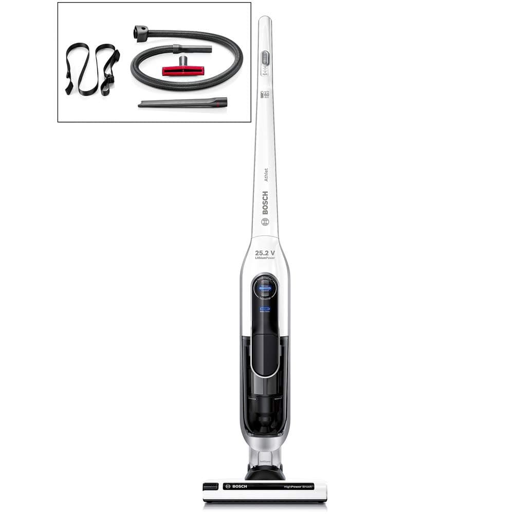 Bosch Vacuum Cleaner, White/Black-Grey, Model Number: BCH6ATH25K