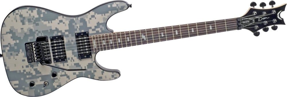 Dean Vendetta 2.0 Electric Guitar, Floyd Rose, Digital Camo