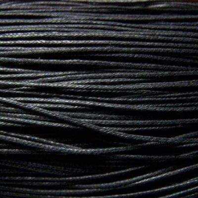 50M Black Wax Cotton Cord/Thread 1mm (5 x10m) sold by JoyDiy