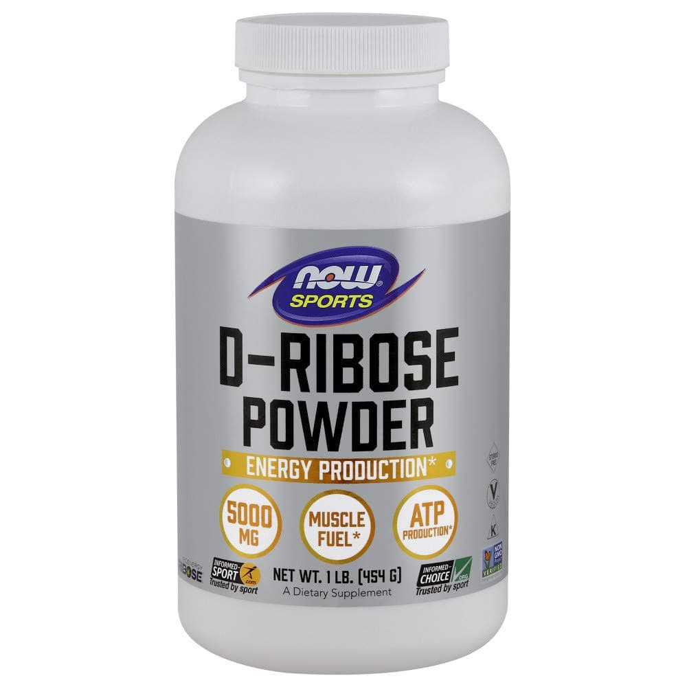 Now Foods D-Ribose Powder 100% Pure, 1 lb