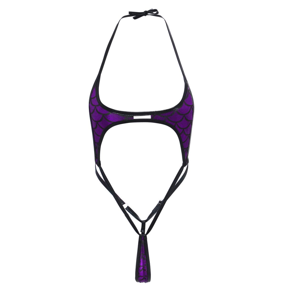 Women Teeny Weeny Sling Shot Halter Lingerie Babydoll Exotic Micro Mini Teddy Bodysuit One Piece Bikini Monokini Swimsuit