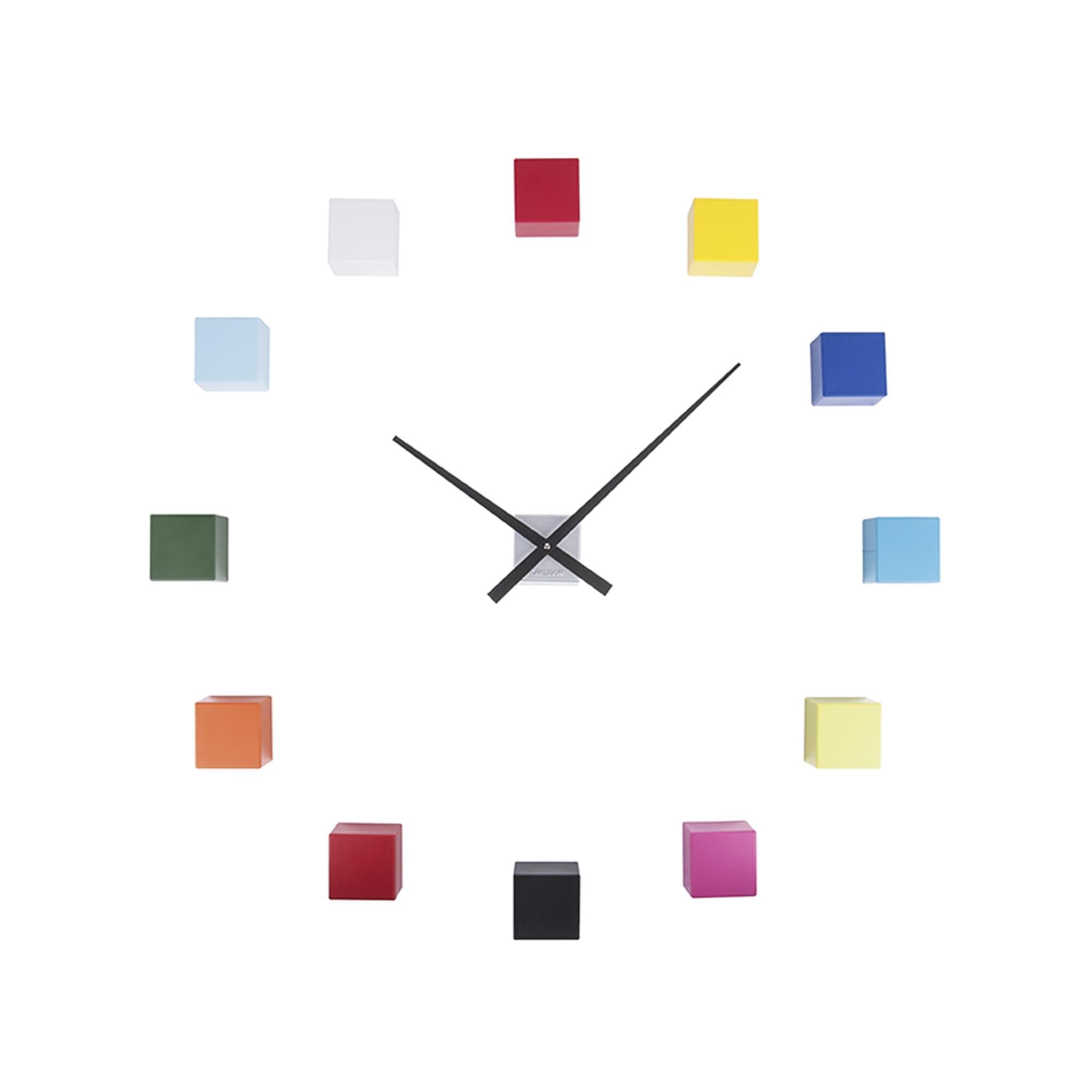 Wall Clock, Multicolored, One Size