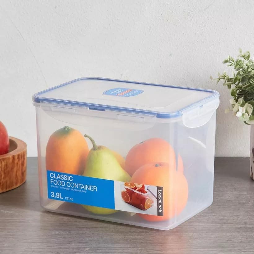 Lock & Lock Rectangular Food Container, Tall, 16.2-Cup, 131-Fluid Ounces by LockandLock