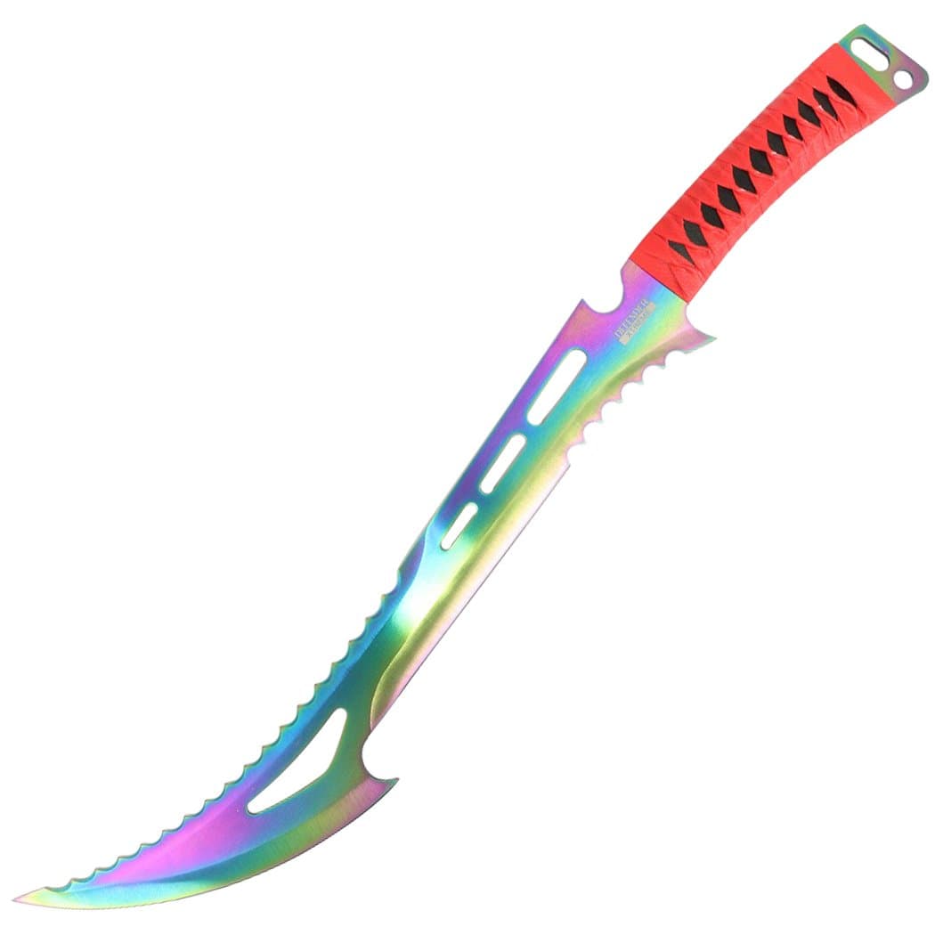 DEFENDER XTREME 24" Multi Color Full Tang Stainless Steel Swords