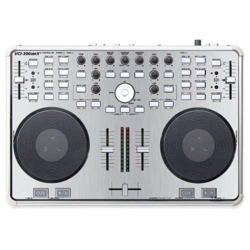 Brushed Silver Protective Vinyl Overlay Skin for Vestax VCI300