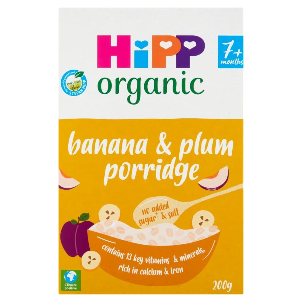 Organic Banana and Plum Porridge 200g